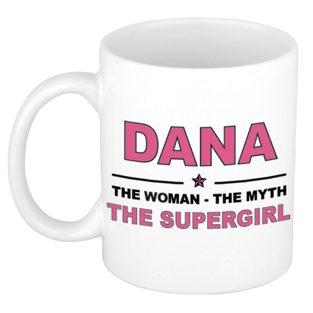Dana The woman, The myth the supergirl cadeau koffie mok / thee beker 300 ml
