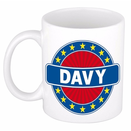 Davy naam koffie mok / beker 300 ml