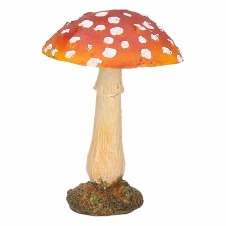 set of 6 decorative mushrooms