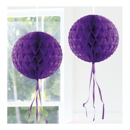 Decoration ball purple 30 cm