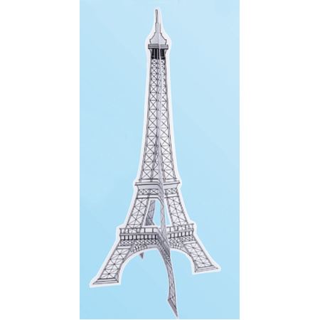 Decoratie Eiffeltoren papier 40 cm