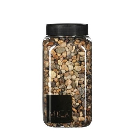 Decorative/hobby stones brown 650 ml