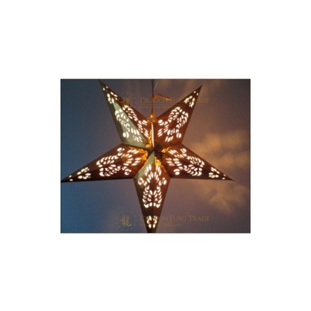 Christmas star decoration gold 60 cm