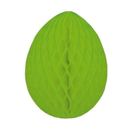 Deco easter egg green 10 cm