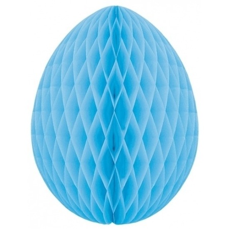 Decoration easter egg blue 30 cm