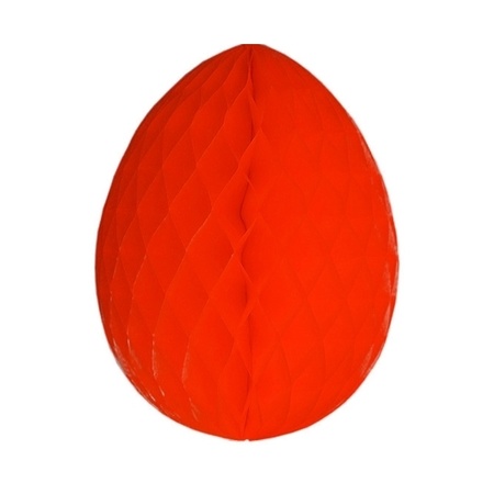 Deco easter egg red 10 cm