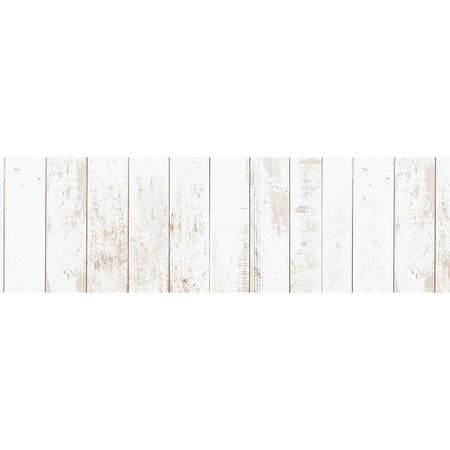 Decoratie plakfolie houtnerf look whitewash 45 cm x 2 meter zelfklevend