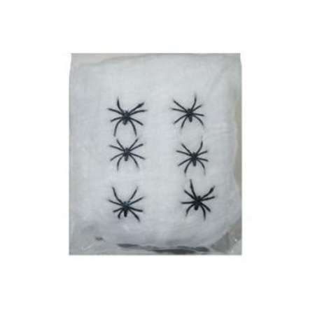 Decoratie spinnenweb 100 gram