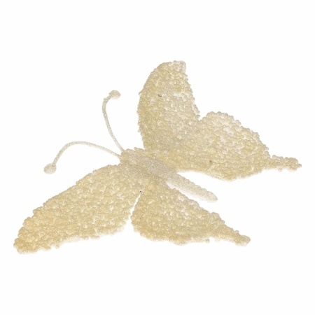 Decorative butterfly cream 18 cm