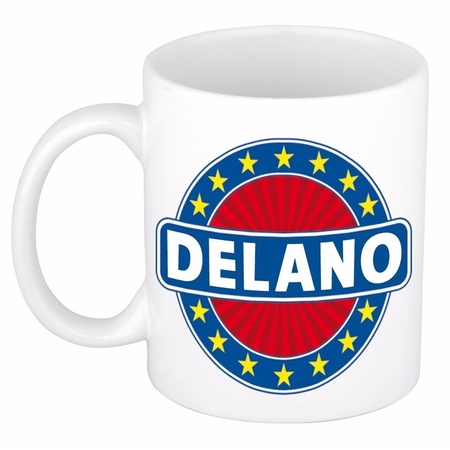 Delano naam koffie mok / beker 300 ml