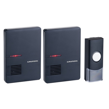 Doorbell with 2 wireless receivers