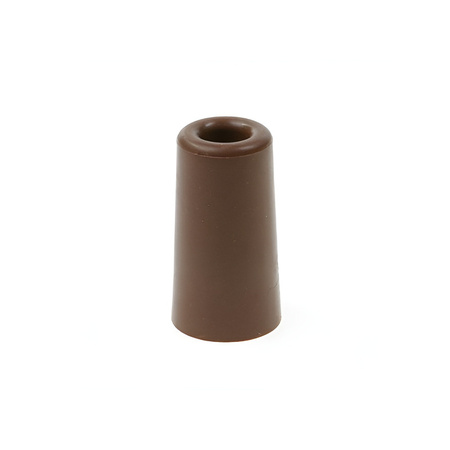 Deurbuffer / deurstopper terracotta bruin rubber 75 x 40 mm