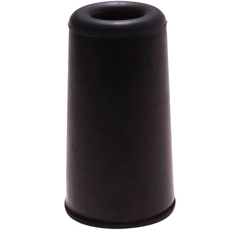 Deurbuffer / deurstopper zwart rubber 75 x 40 mm