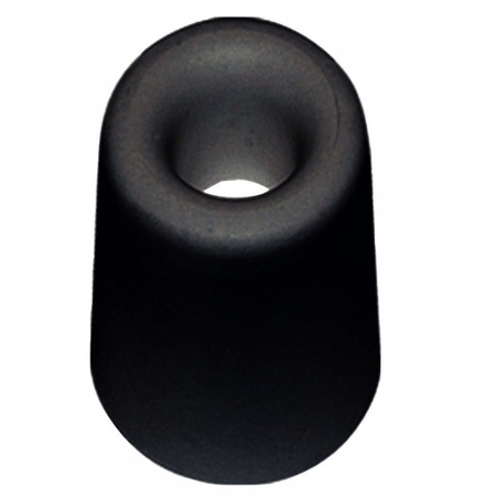 Deurbuffer / deurstopper zwart rubber 75 x 40 mm