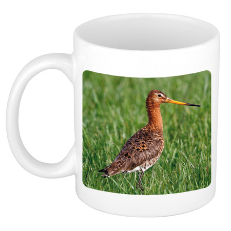 Animal photo mug black tailed godwit birds 300 ml