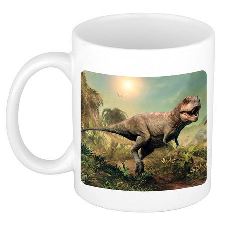 Animal photo mug t-rex dino 300 ml