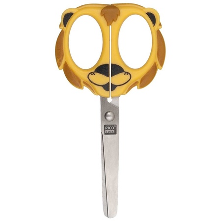 Animal scissors lion face with round tip for kids