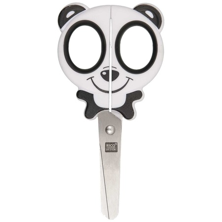 Animal scissors panda face with round tip for kids