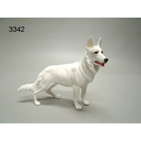 Dierenbeeld Duitse herder hond 15 cm