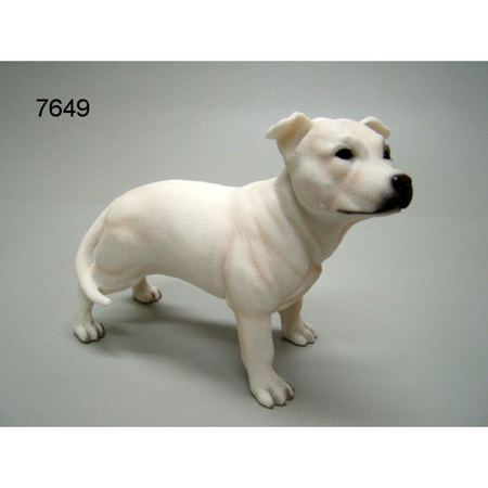Dierenbeeld Engelse Staffordshire Terrier hond 15 cm