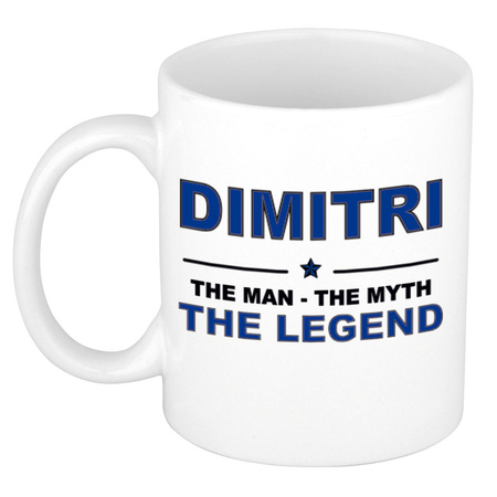 Dimitri The man, The myth the legend name mug 300 ml