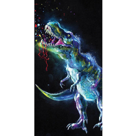 Dinosaurus Tyrannosaurus rex badlaken/strandlaken 70 x 140 cm