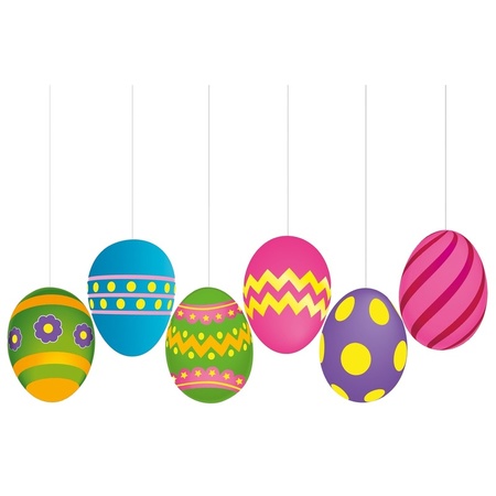 DIY 12 easter eggs decoration pakket