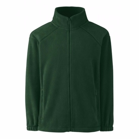Dark green fleece vest for girls