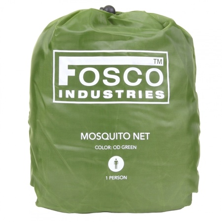 Army green mosquito net for 1 person
