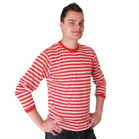 Dorus shirt red/white for men