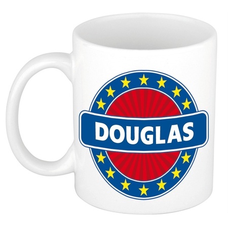 Douglas naam koffie mok / beker 300 ml