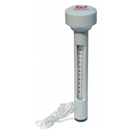 Swimming pool floating thermometer