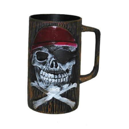 Pirates theme plastic drinking cup