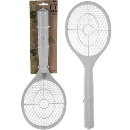 Elektrische anti muggen vliegenmepper wit 46 x 17 cm