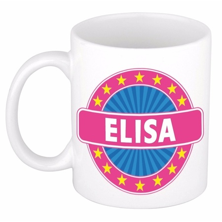 Elisa naam koffie mok / beker 300 ml
