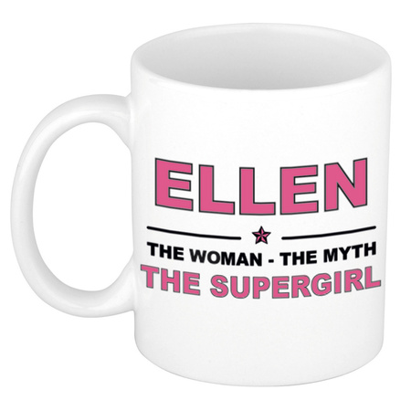 Ellen The woman, The myth the supergirl cadeau koffie mok / thee beker 300 ml
