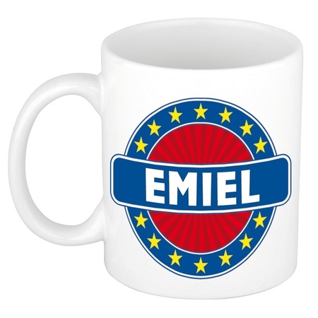 Emiel naam koffie mok / beker 300 ml