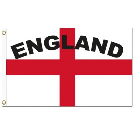Engeland vlag met tekst