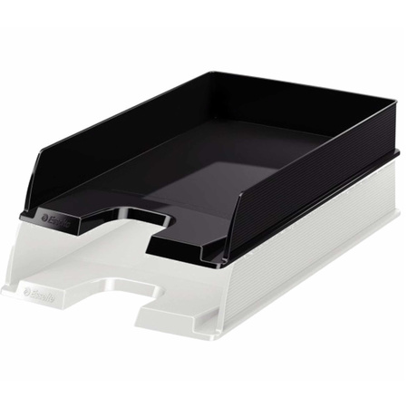 Esselte letter trays 3x black and 3x white in A4 size