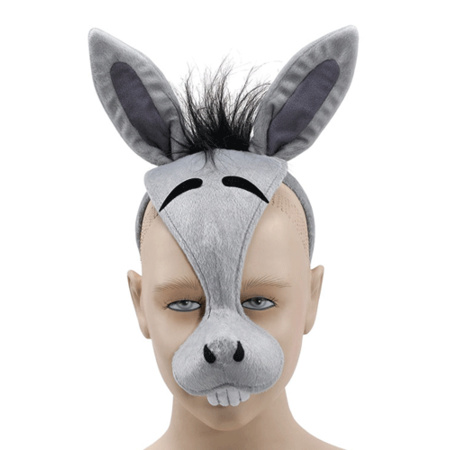 Donkey diadem mask with sound