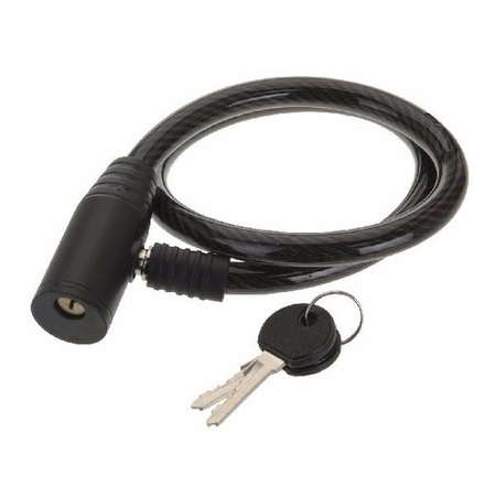 Fietsslot - zwart - 65 cm - incl. 2 sleutels