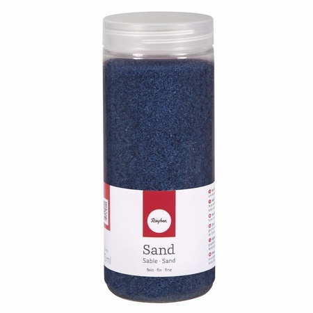 Fijn decoratie zand blauw 475 ml
