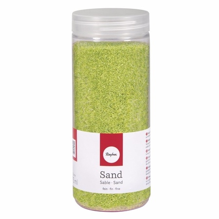 Fijn decoratie zand groen 475 ml 