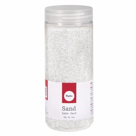 Decoration sand white 475 ml