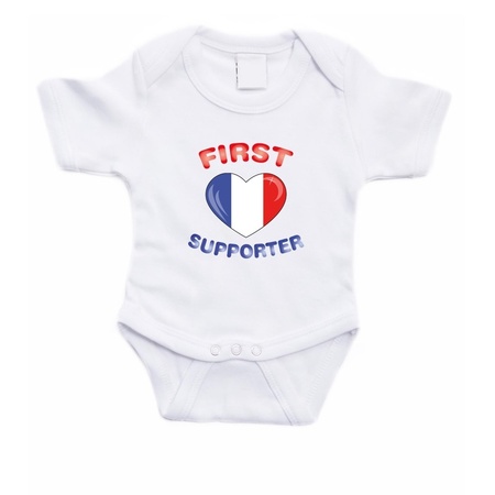 First Frankrijk supporter rompertje baby