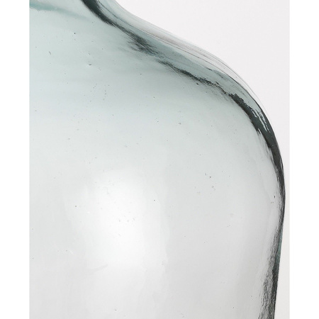 Fles vaas Diego 18 x 30 cm transparant gerecycled glas