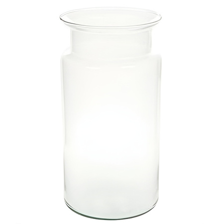 Flesvormige vaas glas 30 cm type Bose
