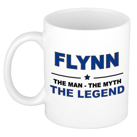 Flynn The man, The myth the legend cadeau koffie mok / thee beker 300 ml