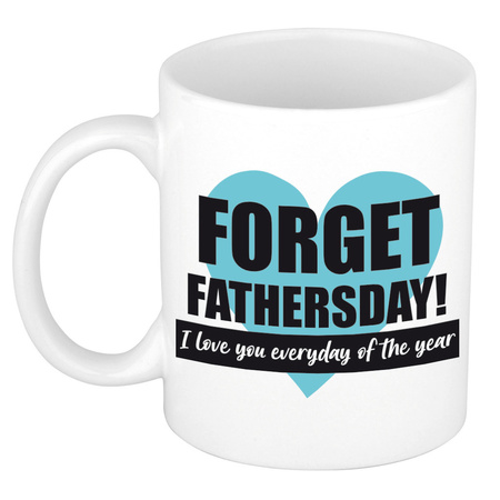Forget Fathers day gift mug / cup white 