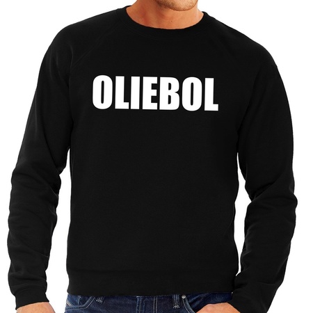 Happy New Year sweater oliebol black for men